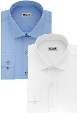 Kenneth Cole Men's Big & Tall Dress Shirt for Modern Comfort