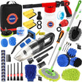 Car Wash Cleaning Kit 63PCS - Complete Interior & Exterior Detail Set