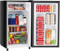 Sweetcrispy 3.2 Cu.Ft Mini Fridge with Freezer - Compact Low Noise