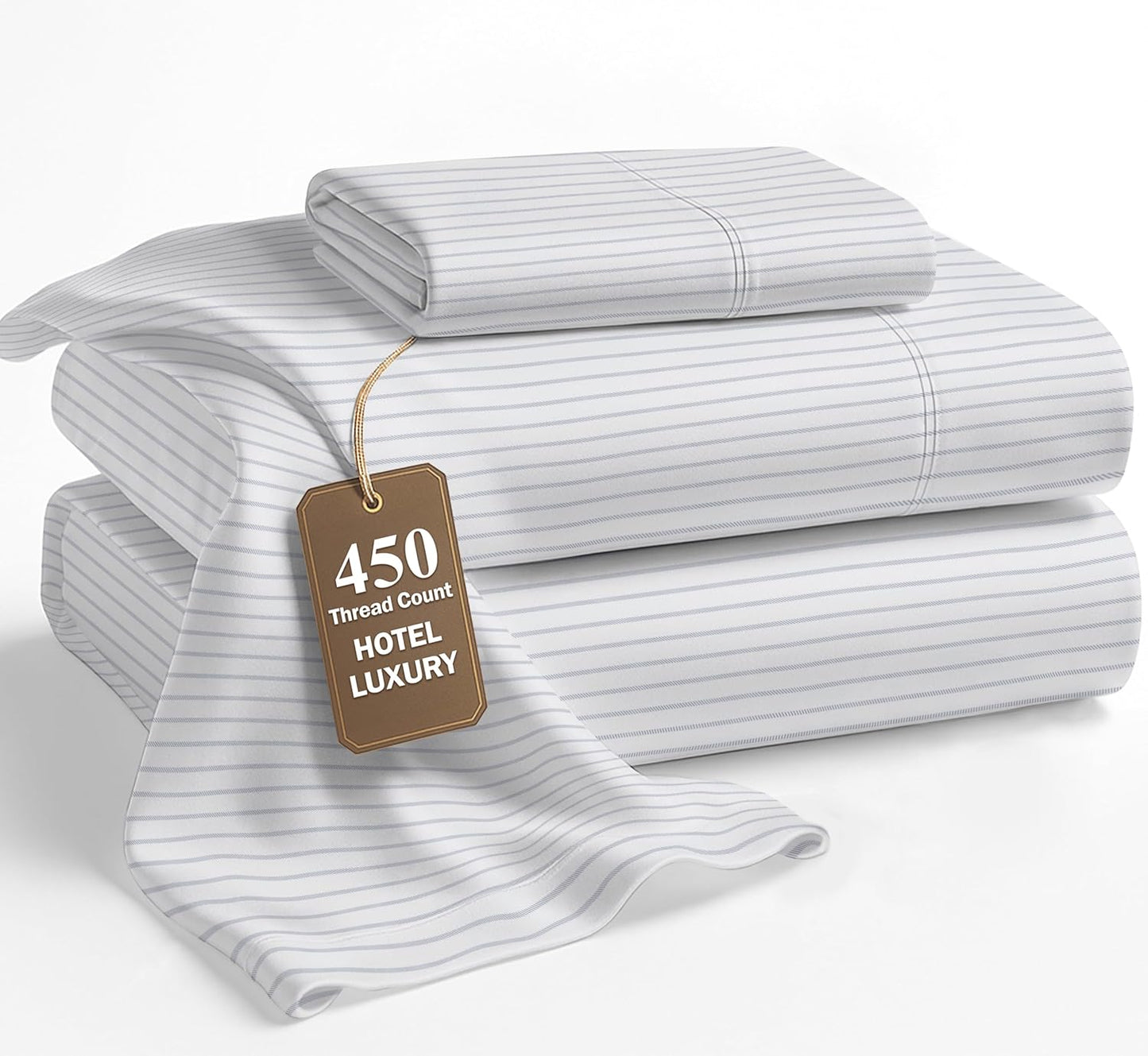 Twin XL Bed Sheets by Lane Linen - 450 Thread Count Cotton