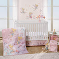 Tinker Bell 3-Piece Crib Bedding Set - Soft Pink & Lavender