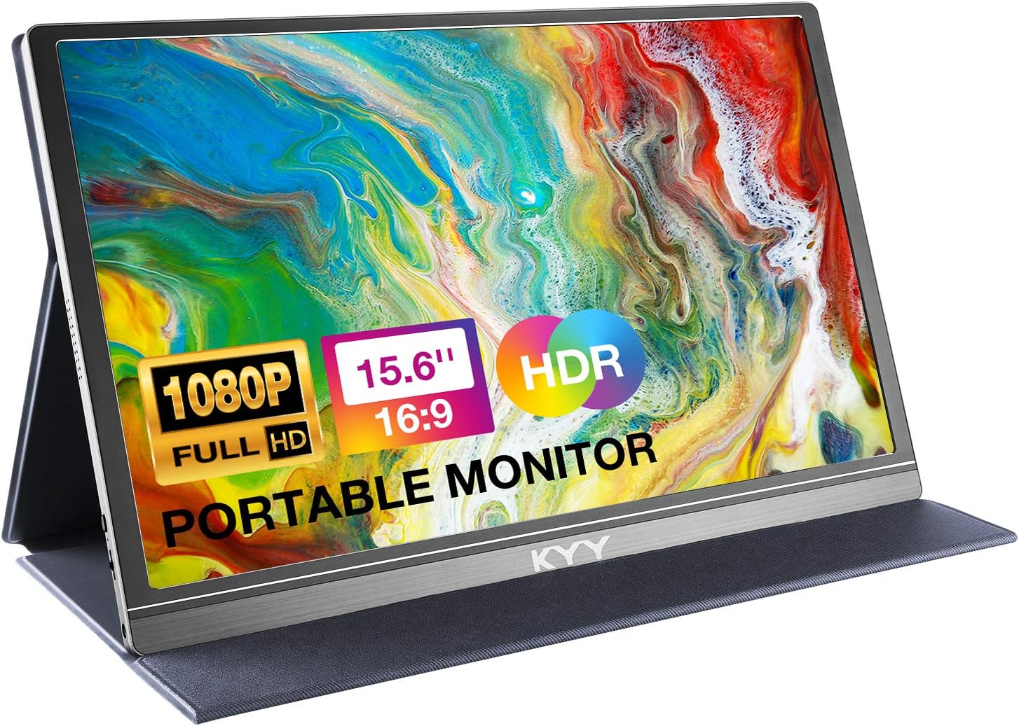 KYY 15.6 FHD Portable Monitor - Ultimate Gaming Display