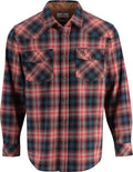 Men's Western Flannel Shirt Brushed Cotton Button Up - Casual Fit