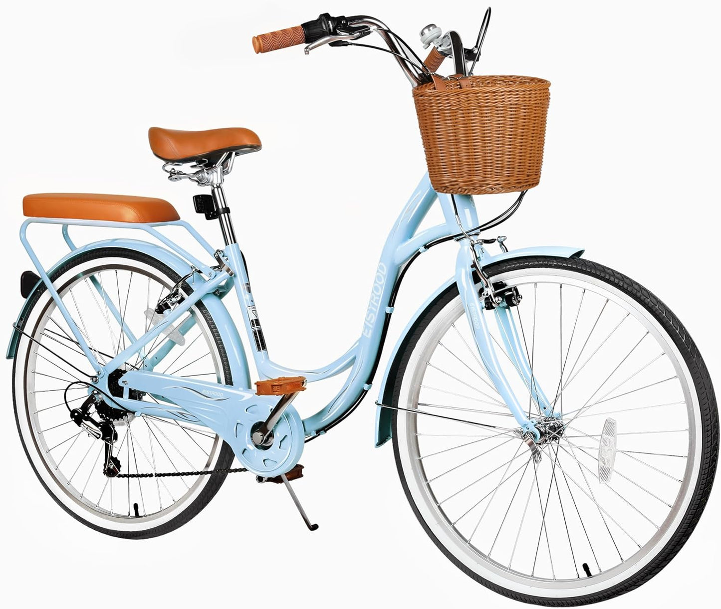 26 Inch Beach Cruiser Bike for Women with 7 Speed and Comfort