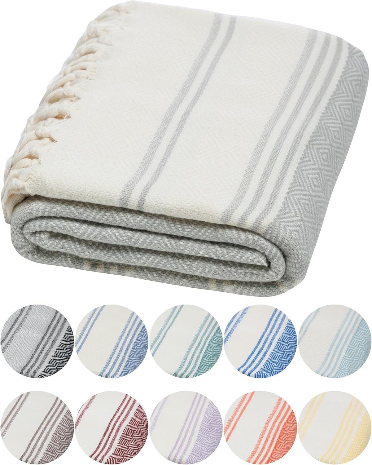 DEMMEX Luxury Organic Cotton Towel - Lightweight Quick-Dry