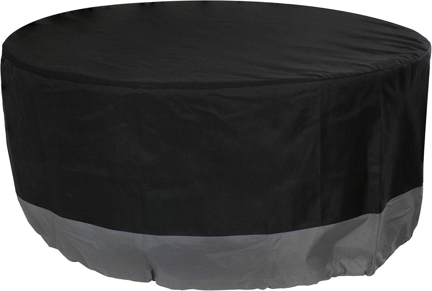 Sunnydaze Round Outdoor Fire Pit Cover - 60-Inch UV Protection