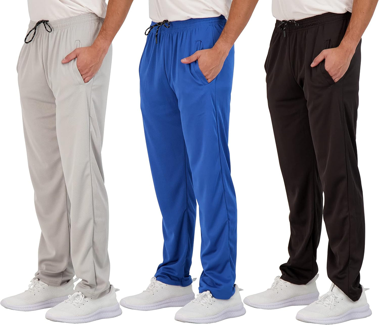 Men's Mesh Athletic Sweatpants for Gym and Casual Wear