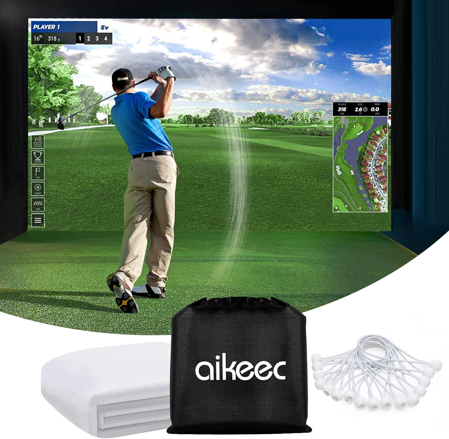 Ultimate Golf Simulator Screen - Indoors Training