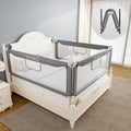 Bed Rail for Toddlers 54 in - Foldable U-Base Guard (1 Side)