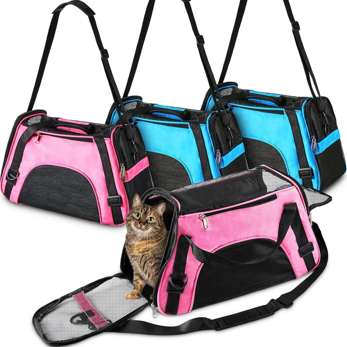 Soft-Sided Cat Carrier for Small Pets - Portable & Comfortable