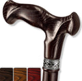 Asterom Walking Cane for Men & Women - Ergonomic Handmade Wooden Cane