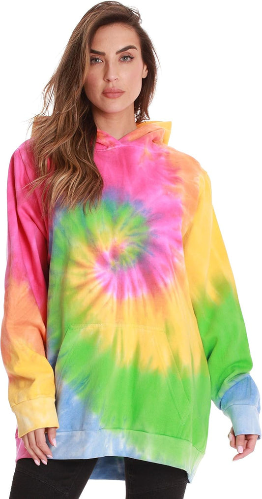 #followme Tie Dye Hoodie- Unisex Fleece Sweatshirt