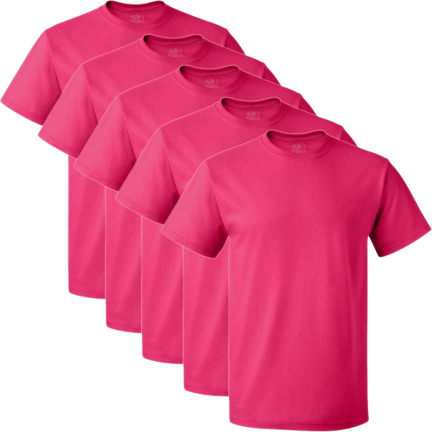 Fruit of the Loom Men's Stay Tucked Crew T-Shirt for Comfort