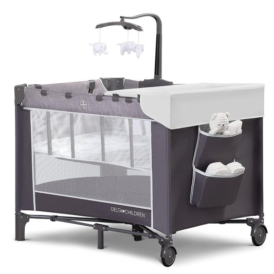 3-in-1 Baby Play Yard | Bassinet & Changing Table