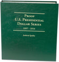 Presidential Dollar Proof Album 2007-2016 - Classic Green Binder