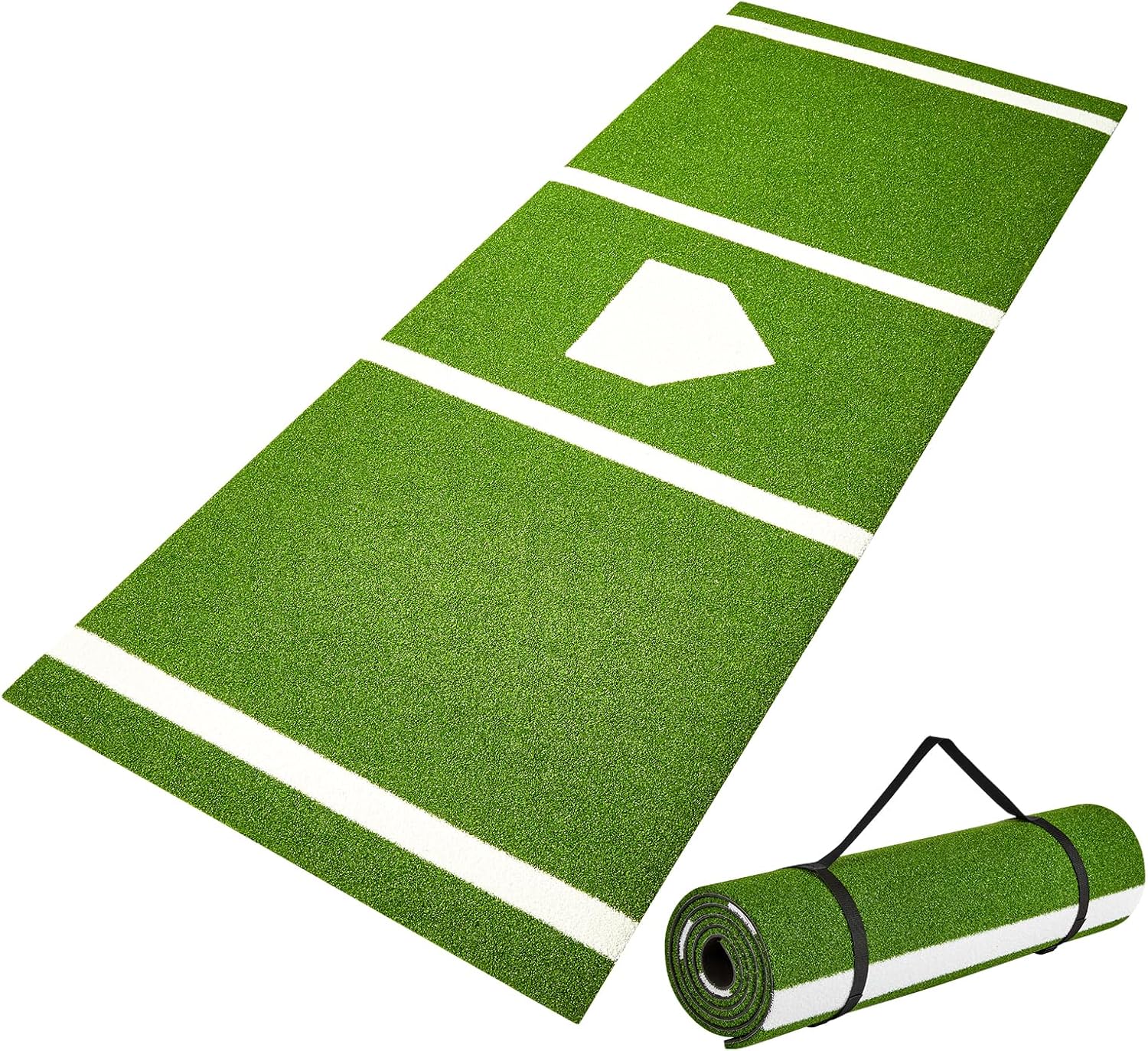 VEVOR Baseball Softball Hitting Batting Mat for Training Aid
