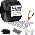 6in x 100ft Solar Panel Bird Guard - 1/2in PVC Mesh Critter Net