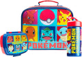 Pokemon Insulated Lunch Bag with Lunch Box Water Bottle Set - Kids
