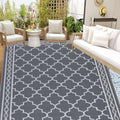 Garvee Large Outdoor Rugs 9x18 Waterproof for All-Weather Use