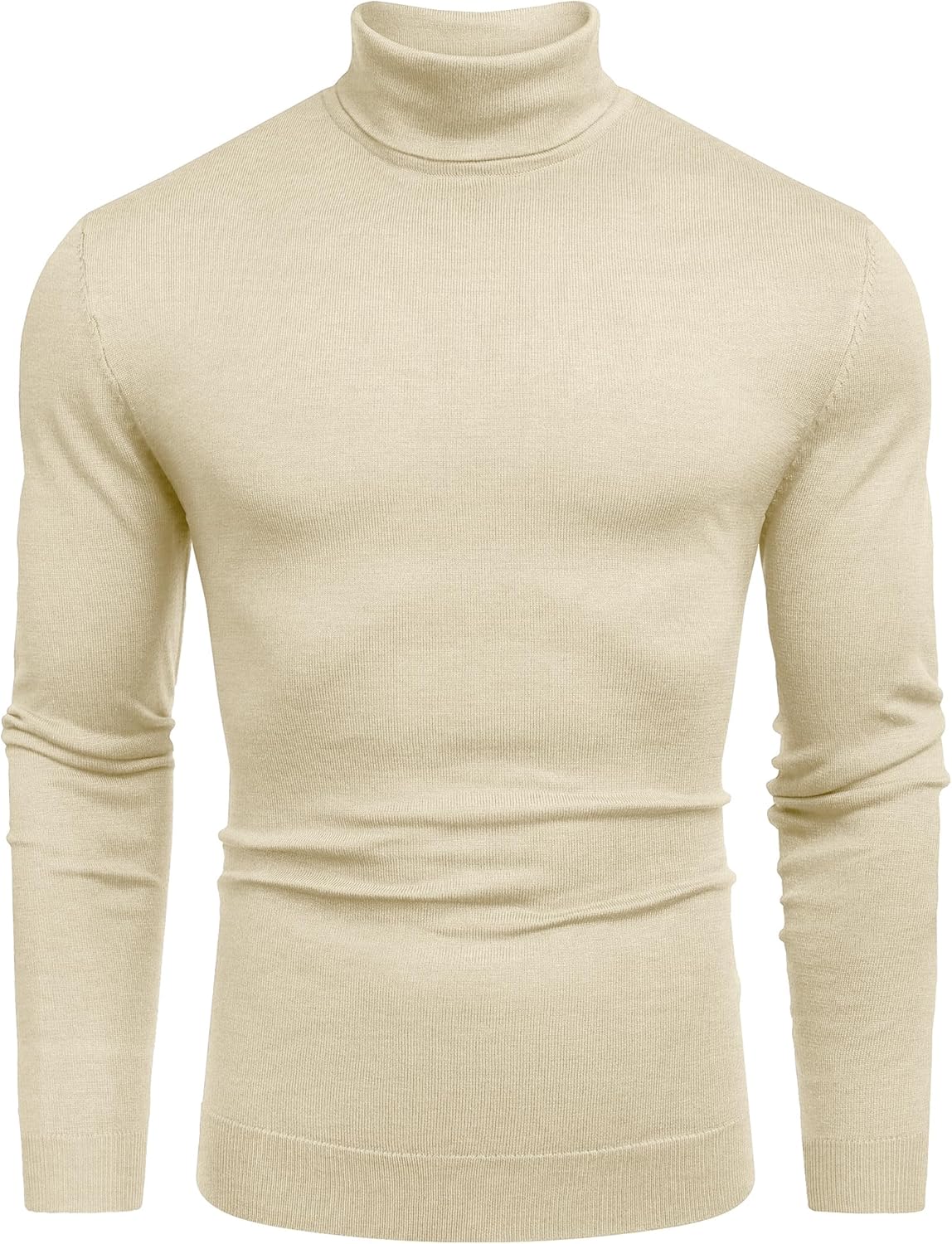 Men's Slim Fit Turtleneck Sweater for Casual and Formal Wear