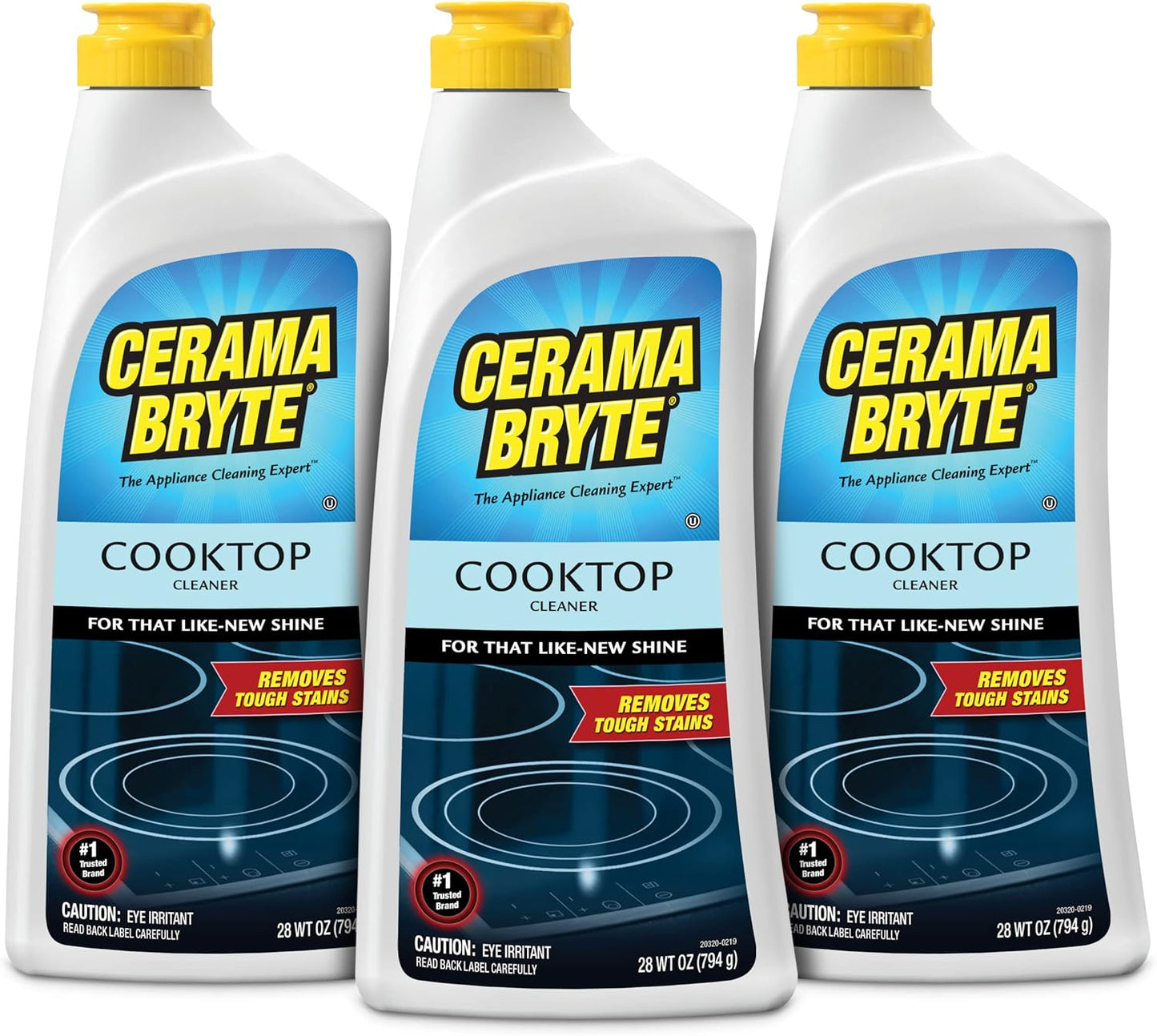 Cerama Bryte Cooktop Cleaner for Tough Stains on Glass Surfaces