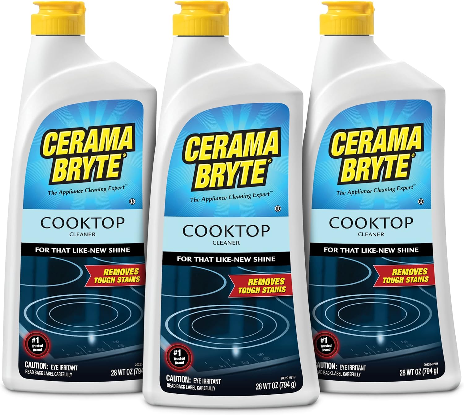 Cerama Bryte Cooktop Cleaner for Tough Stains on Glass Surfaces