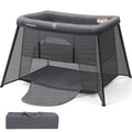 ELEMARA 2 in 1 Baby Travel Crib for Comfortable Sleep Anywhere