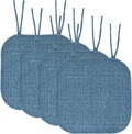 Soft Memory Foam Chair Cushion Pads with Ties for Lasting Comfort