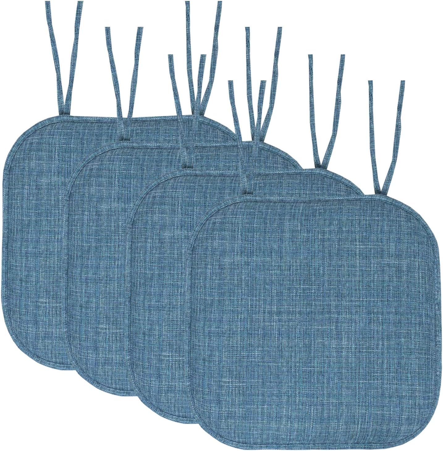 Memory Foam Chair Cushion Pads with Ties for Ultimate Comfort