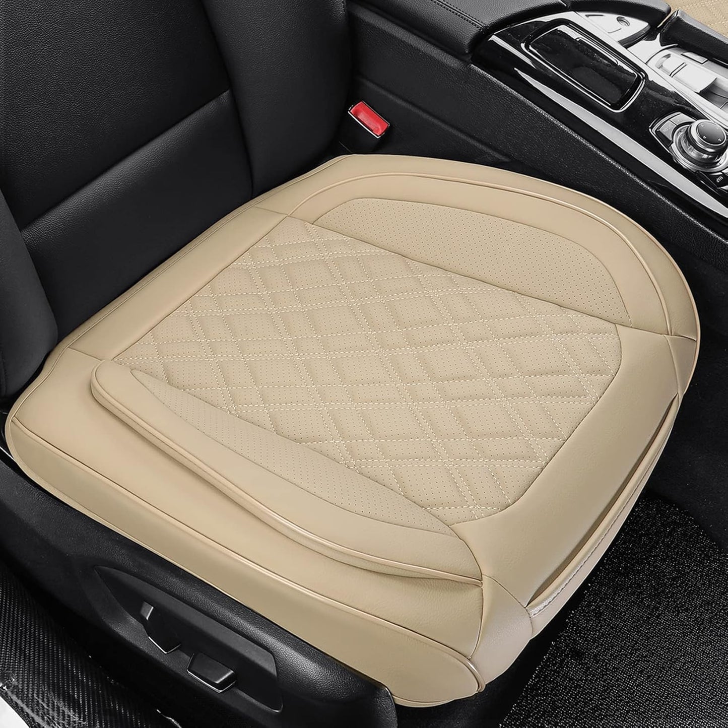 Car Seat Cover Front PU Leather Seat Covers for Universal Fit