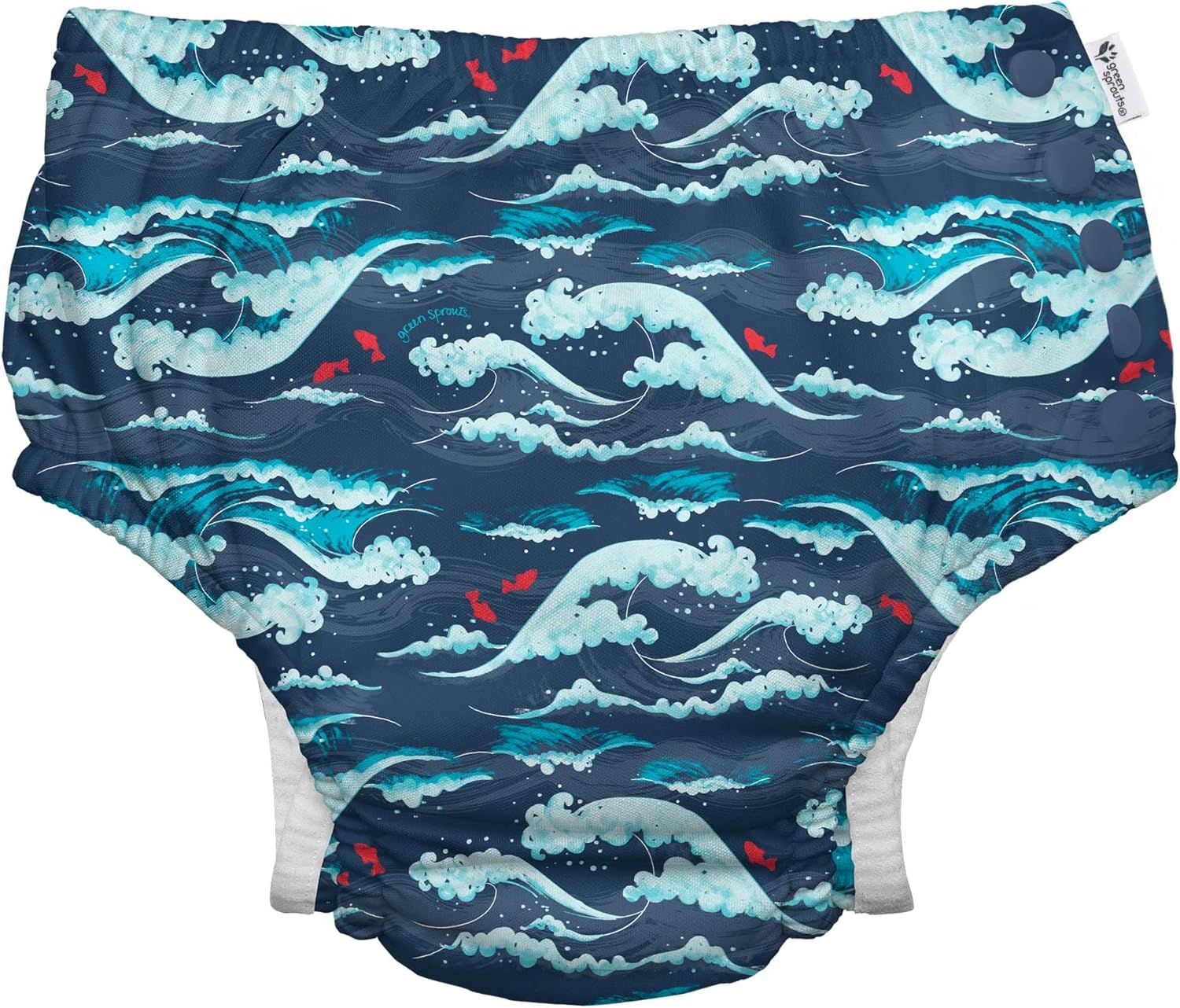 Reusable Eco Swim Diaper - Gussets for Leak Protection