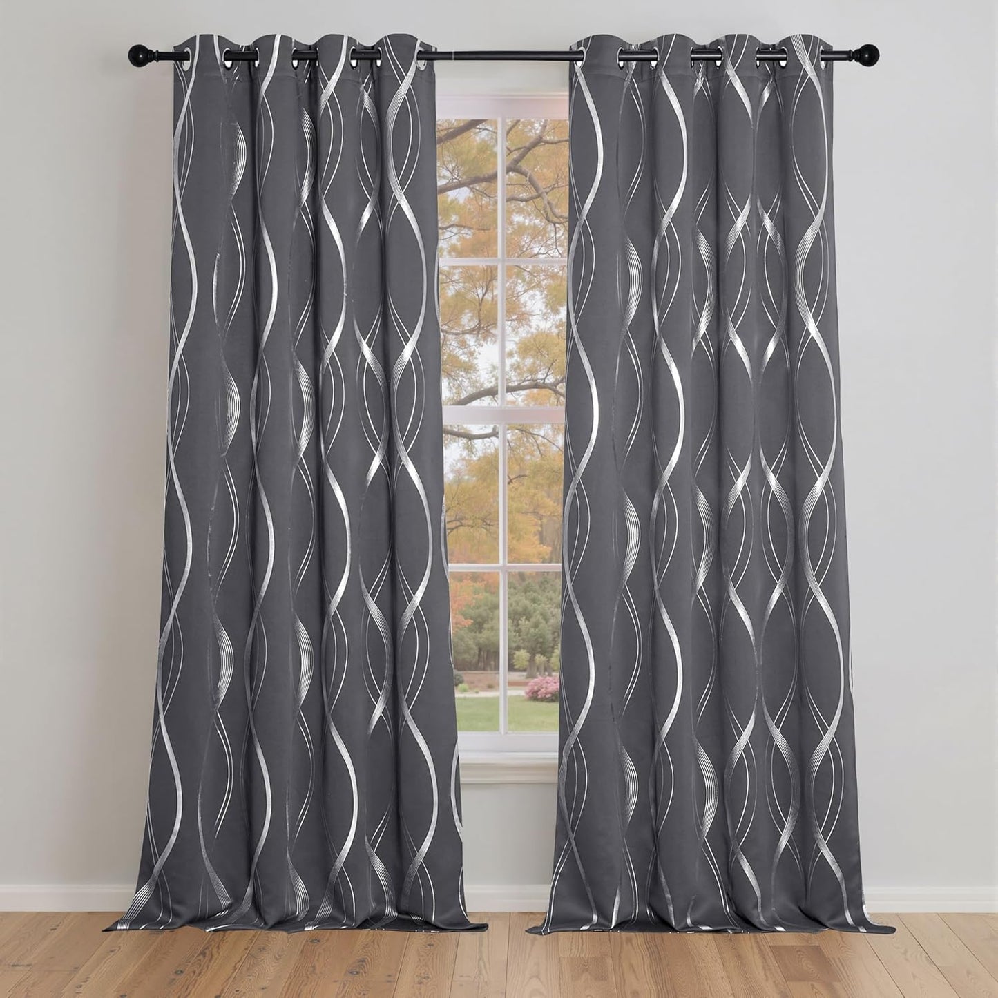 NICETOWN Extra Long Blackout Curtains for Large Windows 52x108