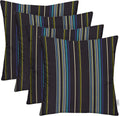 Sunbrella Square Throw Pillows Set of 4 - Water & Fade-Resistant 20in