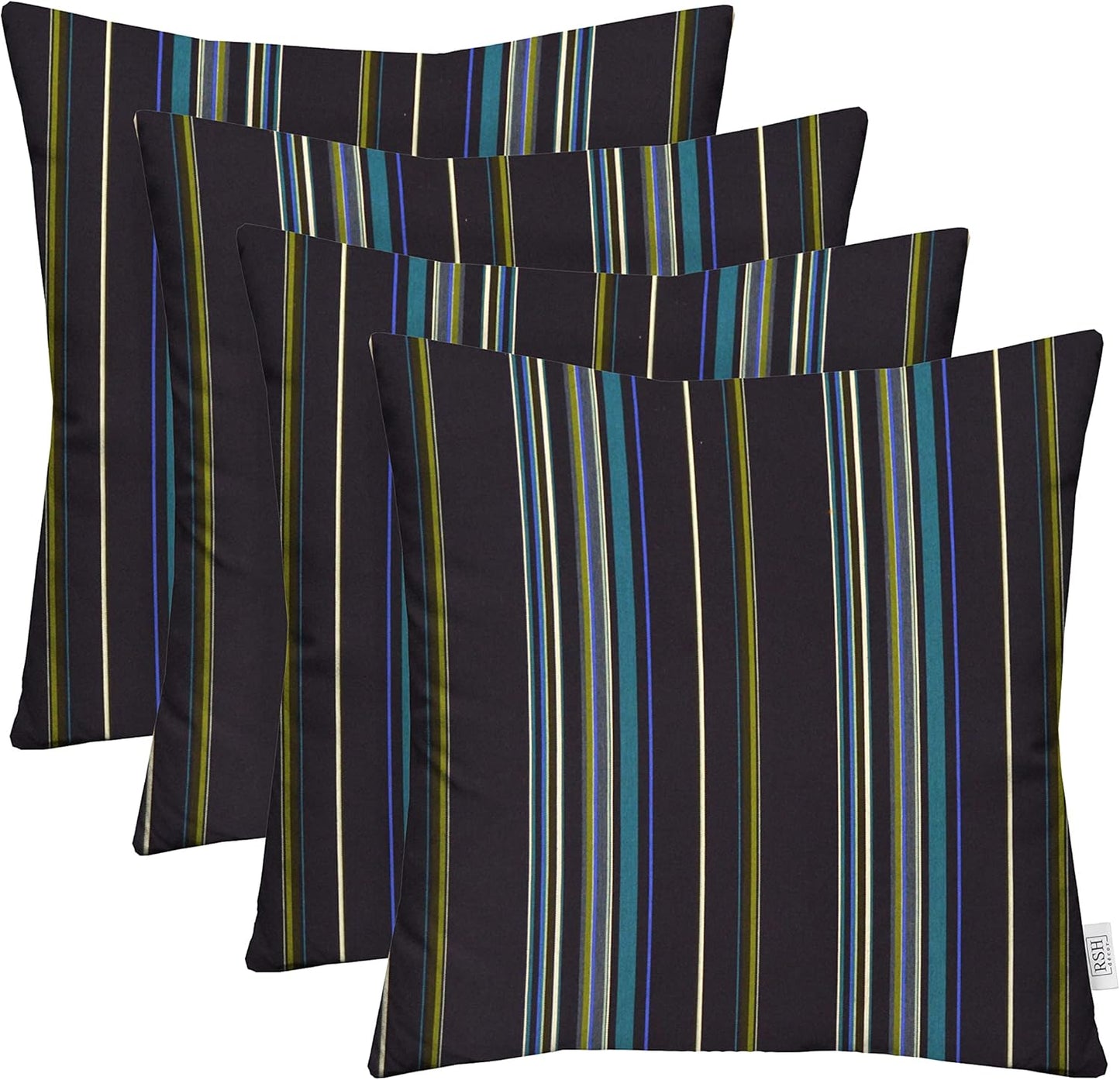 Sunbrella Square Throw Pillows Set of 4 for Outdoor Comfort