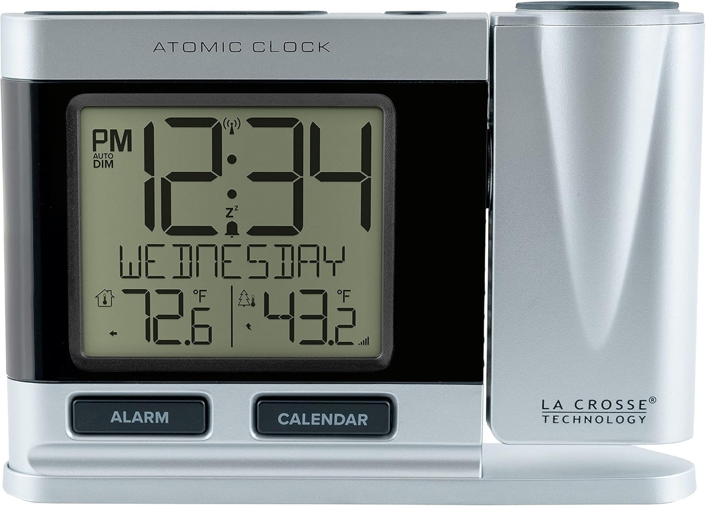 La Crosse Technology 616-12667-INT Projection Alarm Clock