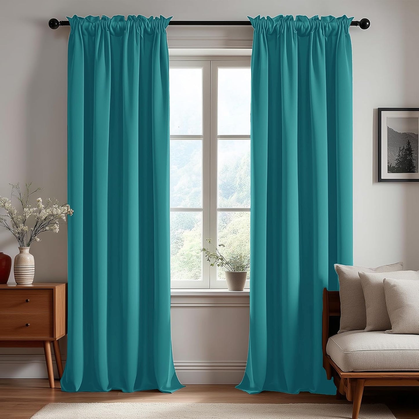 Deconovo Blackout Curtains for Bedroom and Living Room Use