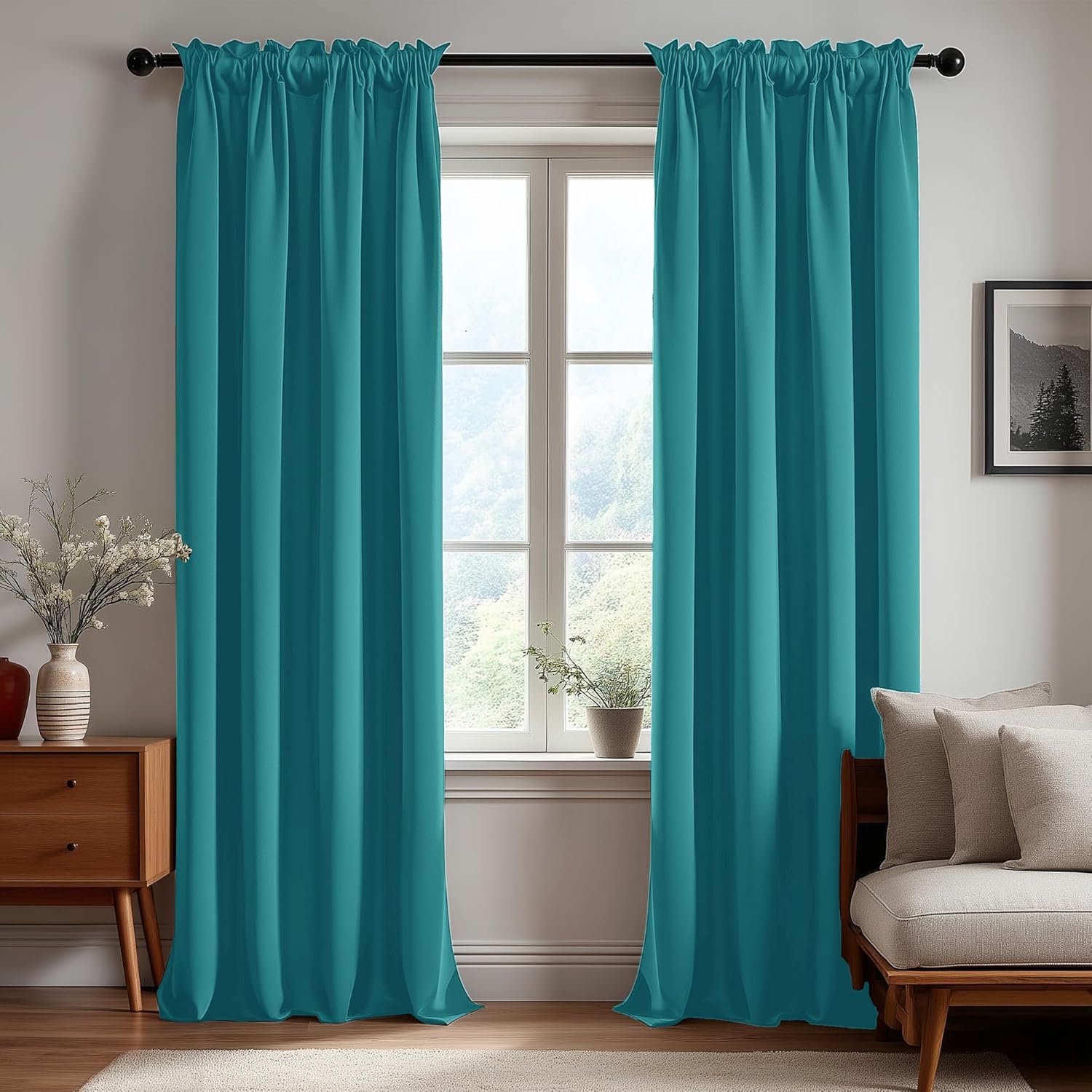 Deconovo Blackout Curtains for Bedroom and Living Room Use