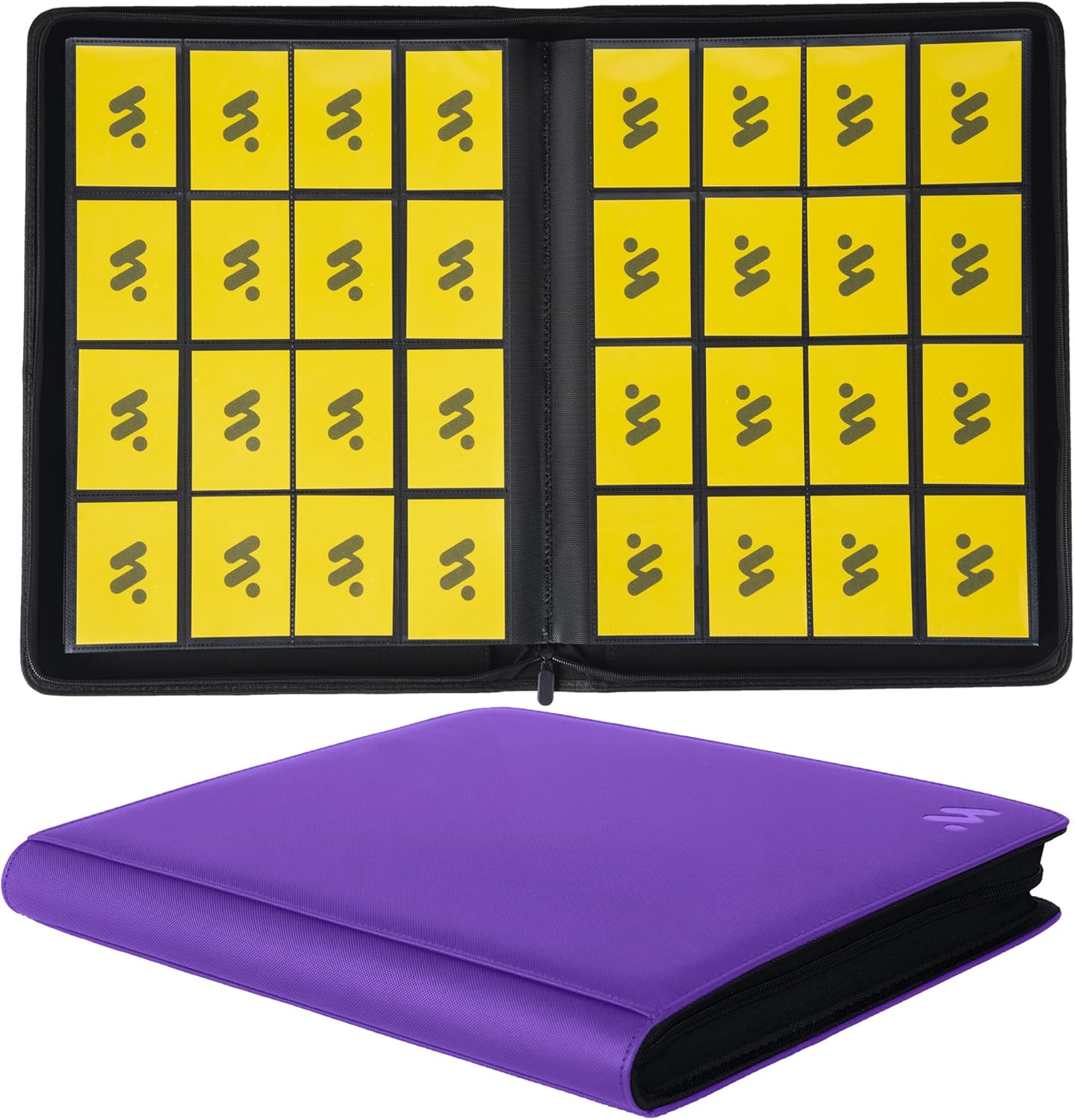 Premium 1000+ Pockets Card Binder for Trading Cards - Dark Purple