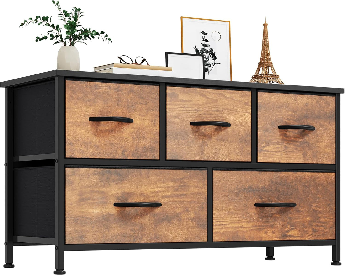 YITAHOME Wide Storage Tower with 5 Drawers for Organizing