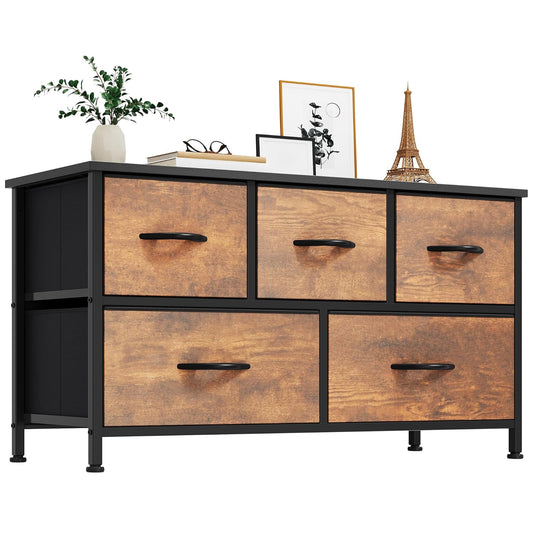 YITAHOME Dresser with 5 Drawers - Stylish Fabric Storage Unit