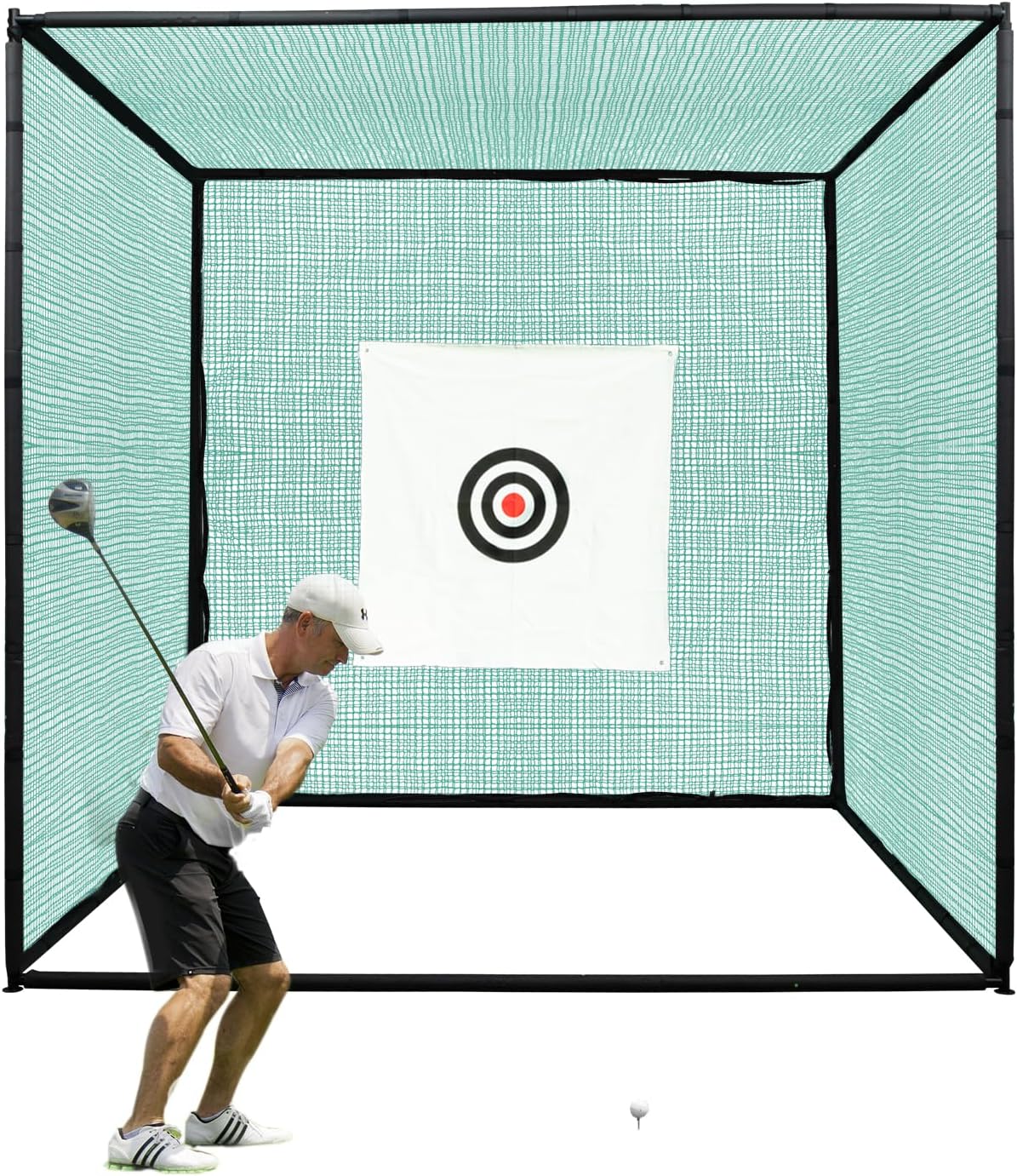 MOONACE Golf Net: Ultimate Swing Training!