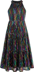 GRACE KARIN Girls Sequin Dress Maxi Long Formal Dress - Elegant