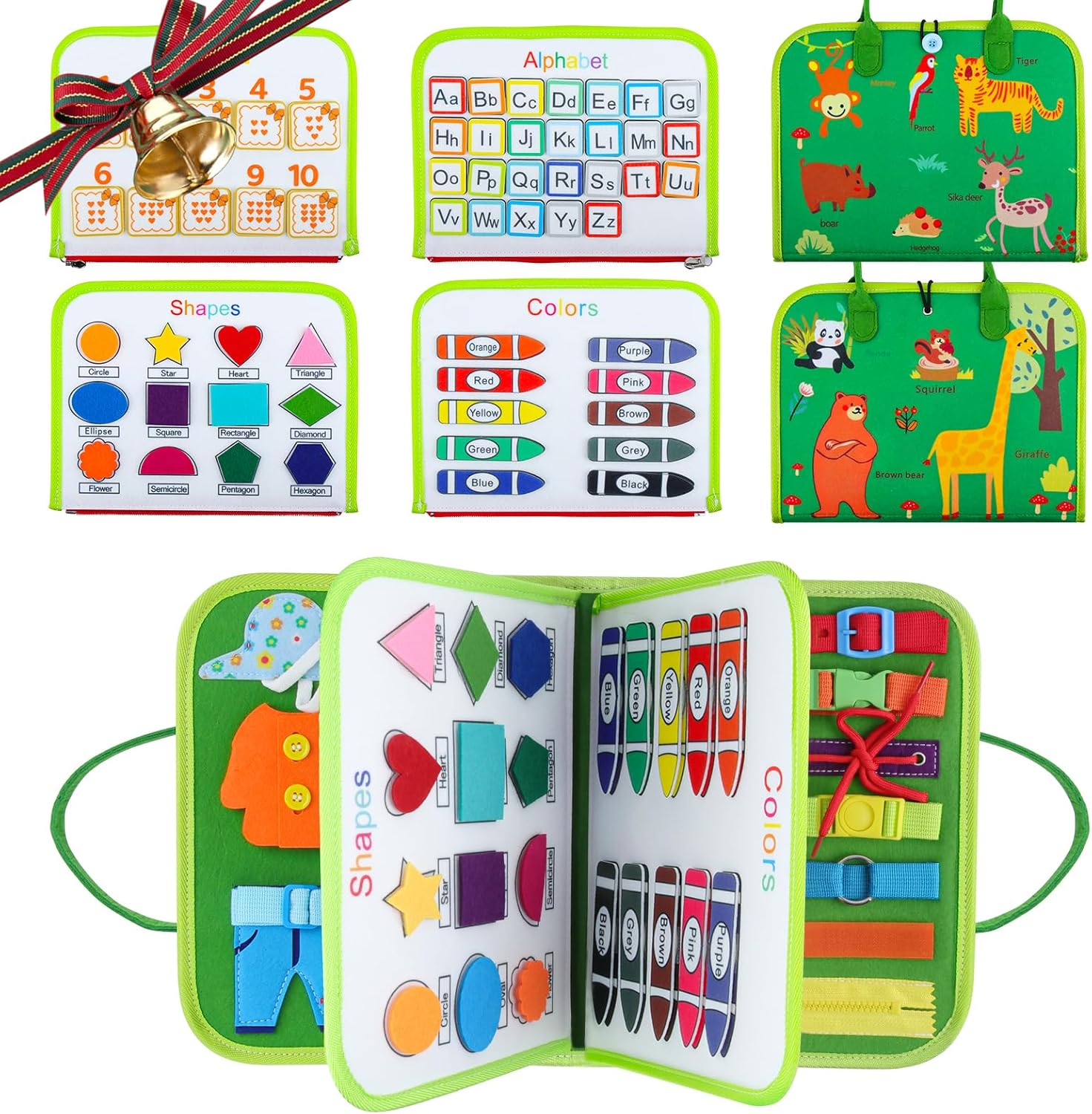 Montessori Busy Board: Fun Learning for Toddlers