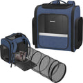 Pawtners Expandable Cat Carrier Backpack for Travel and Hiking