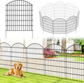 Metal Garden Fence 32 inch H x 28 inch W for Dog and Yard