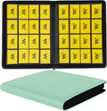 Premium 1000+ Pockets Card Binder - Large Capacity Light Green
