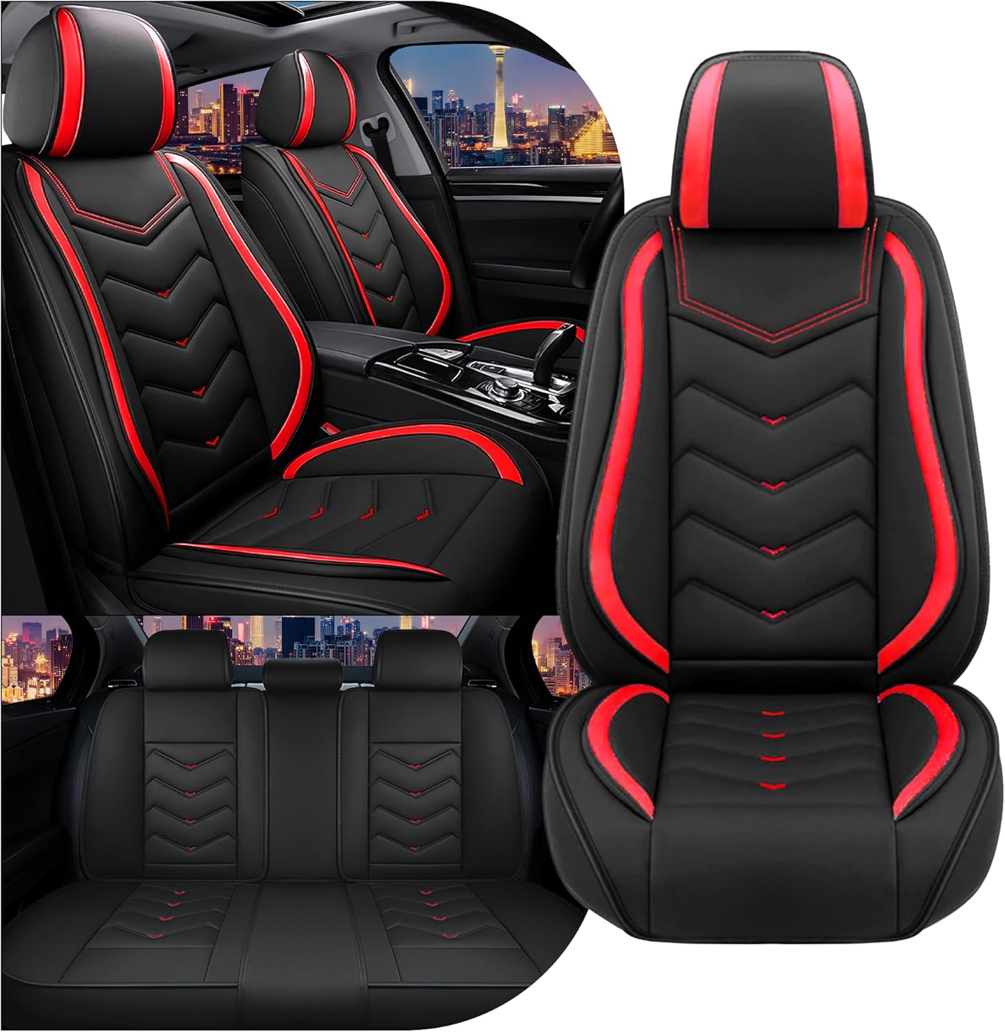 Car Seat Covers for Honda Civic 2000-2026, Stylish Sport Design