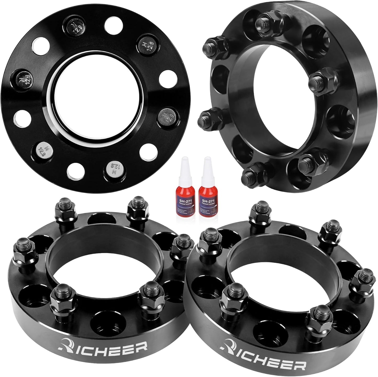 Richeer 6x5.5 Hub Centric Wheel Spacers for Tacoma 4Runner Tundra