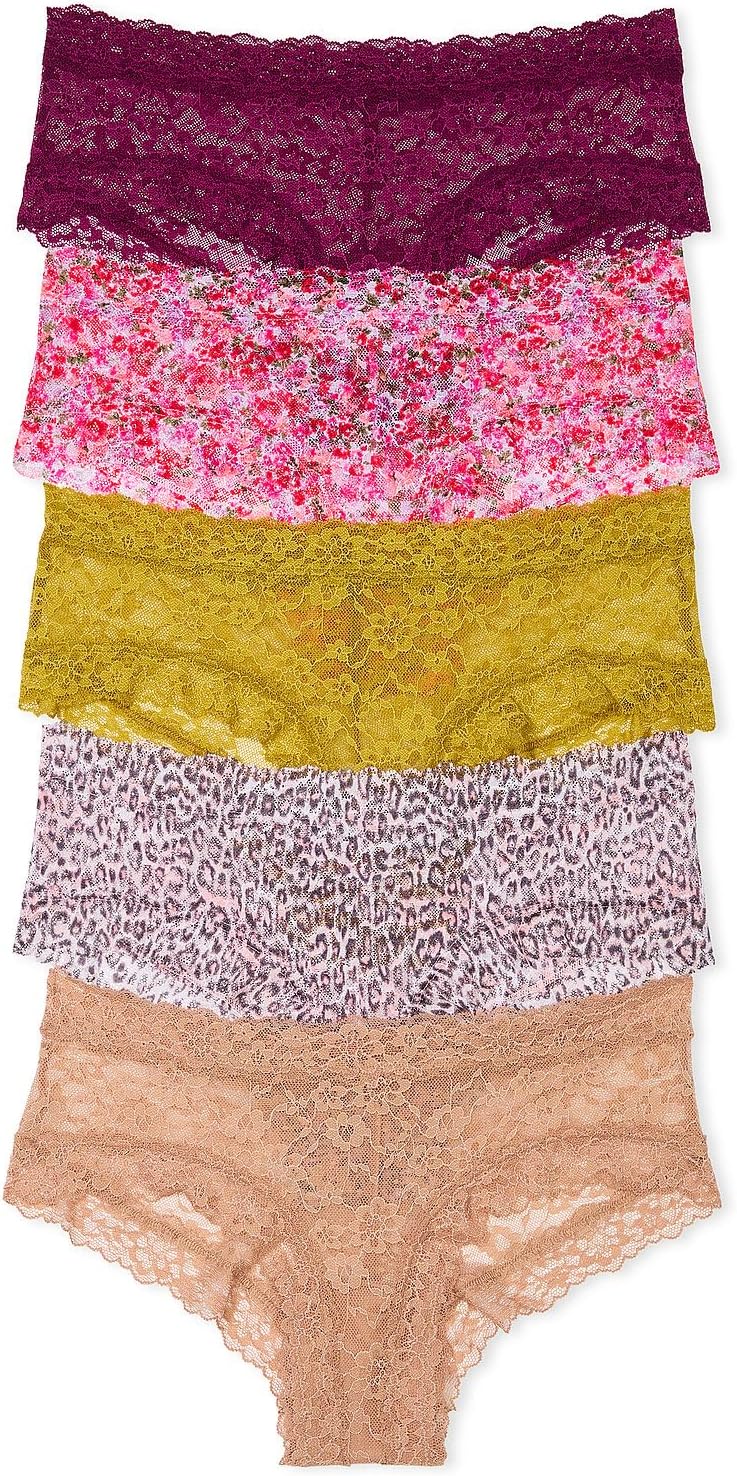 Victoria's Secret Women's Lace Cheeky Underwear for Comfort
