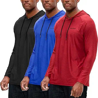 DEVOPS Men's Hoodie Long Sleeve for Fishing Hiking Running Workout